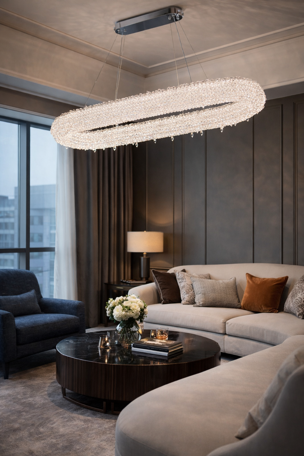 Viva Luce Crown L120 Chandelier