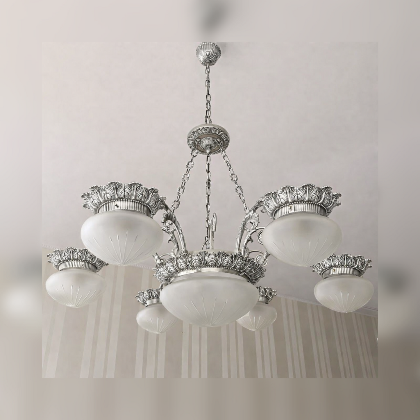 Nervilamp 730/6+2 chandelier