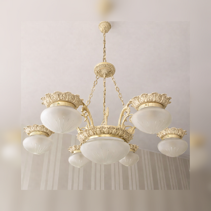 Nervilamp 730/6+2 chandelier