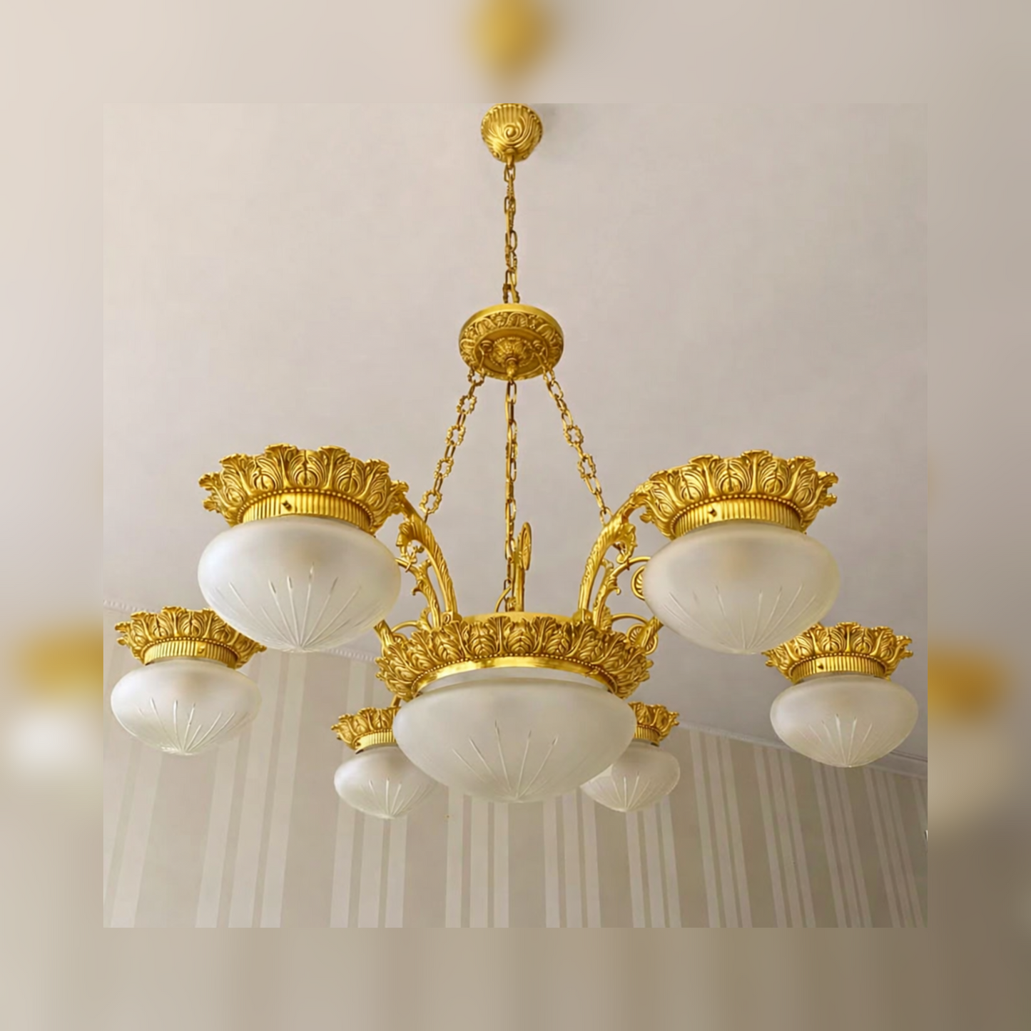 Nervilamp 730/6+2 chandelier