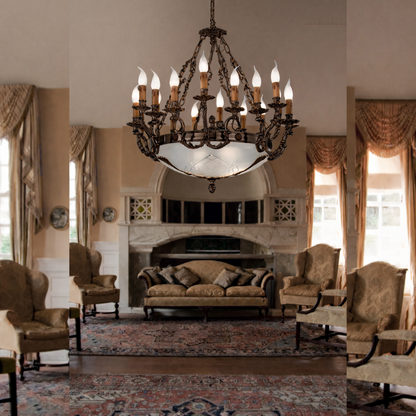 Nervilamp 231/18+3 chandelier
