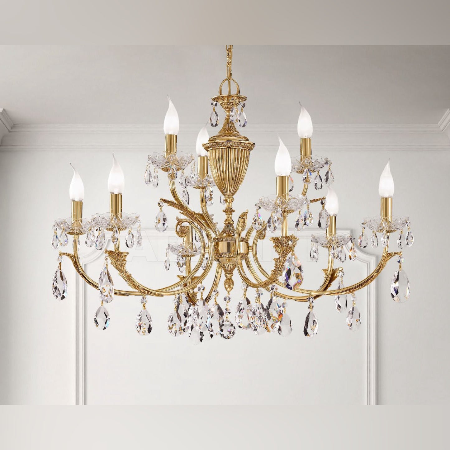 Nervilamp 910/6+3 chandelier