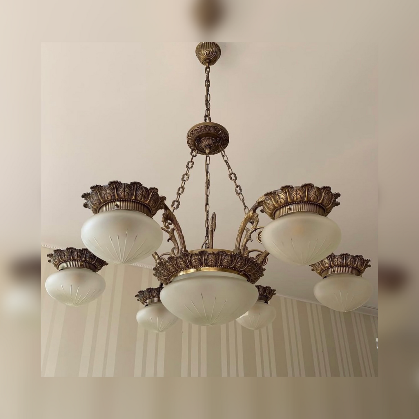 Nervilamp 730/6+2 chandelier