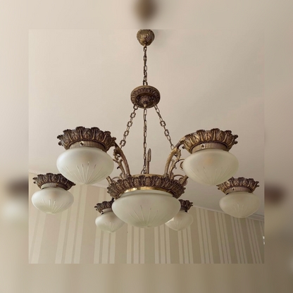 Nervilamp 730/6+2 chandelier