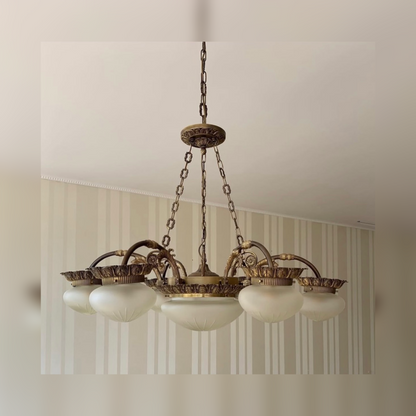 Nervilamp 730/6+2 chandelier